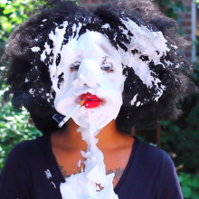 PieZone: Sexy Shaving Cream Smoking with Jessa Jordan!