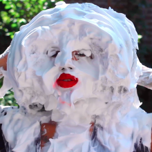 PieZone: Sexy Shaving Cream Smoking with Jessa Jordan!