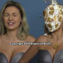 SlapstickStuff: Ex-Playmate Julie comes to SlapstickStuff, immediately regrets it!