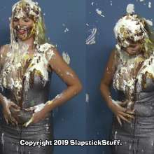 SlapstickStuff: Ex-Playmate Julie comes to SlapstickStuff, immediately regrets it!