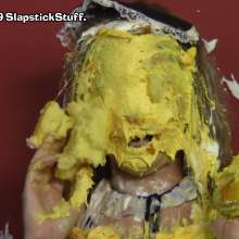 SlapstickStuff: Ex-Playmate Julie comes to SlapstickStuff, immediately regrets it!