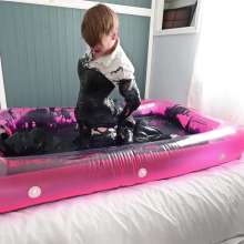 Stella: Stella forces her sub to get messy and fucks him in black goo.