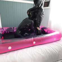 Stella: Stella forces her sub to get messy and fucks him in black goo.