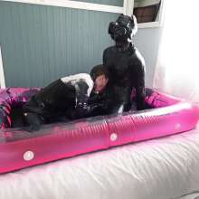 Stella: Stella forces her sub to get messy and fucks him in black goo.