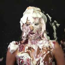 RevSlymsford: BDSM!  Sarah is tied up whilst Jessie trashes her with loads of gooey pies