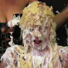 RevSlymsford: BDSM!  Sarah is tied up whilst Jessie trashes her with loads of gooey pies