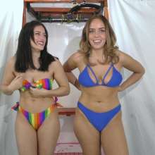 bosunbob: Stunning Jamie Jones and gorgeous gunge virgin Sarah play brq