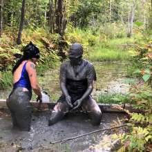 MessyQcCouple: Our last muddy fun session from last year...!