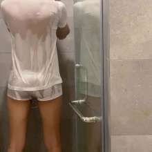 Daniel Wetlook: Daniel and Yago: Wet and Cum in Bathroom on May 2020