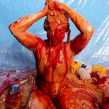 Darla DeVour: Darla Plays Messy Game with 130 Pounds of Condiments
