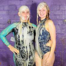 DungeonMasterOne: Kinky swimsuit filling with Fidelity and Miss Abigail