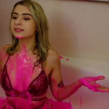 messyhot: Lainey London Destroyed with Pink and Blue Slime
