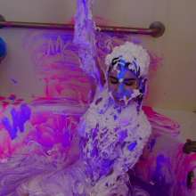 messyhot: Lainey London Destroyed with Pink and Blue Slime