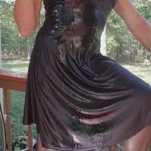 MadelineOasis: Oasis Video--A Soaked Little Black Dress and Slip