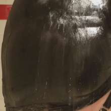 MadelineOasis: My Zebra Dress and Satin Slip in the Shower