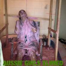 Aussie girls slimed: Schoolgirl Rachel's First-ever Sliming