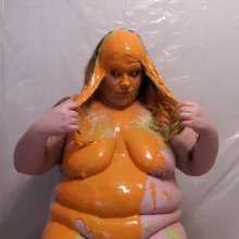 curiousvixen84: Slime, Tits, Tats and a Pie