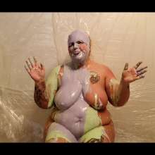 curiousvixen84: Slime, Tits, Tats and a Pie