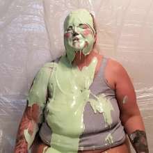 curiousvixen84: Slime, Tits, Tats and a Pie