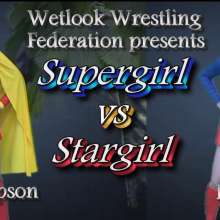 wamtec: Supergirl V Stargirl--pool Wrestling