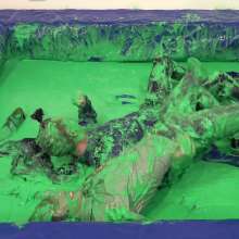 WamtasticUK: Two Guys Wrestle In Suits In Massive Slimy Pit