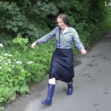 DungeonMasterOne: Uniform Skirt River Bath