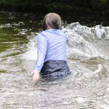 DungeonMasterOne: Uniform Skirt River Bath