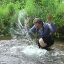 DungeonMasterOne: Uniform Skirt River Bath