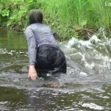 DungeonMasterOne: Uniform Skirt River Bath