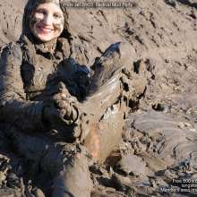 DungeonMasterOne: Maria and Felicity in Festival Mud Fun!