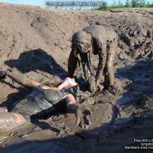 DungeonMasterOne: Maria and Felicity in Festival Mud Fun!