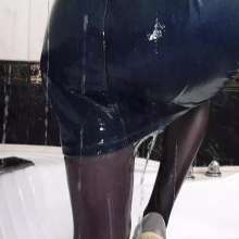 Wet Live Team: Anhelina Was Happy to Bathe and Lather Her Tights, Shampoo
