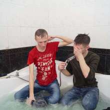 Wet Live Team: Artem and Ruslan Had a Full Wet Party!  Hot!