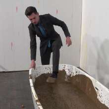 WamtasticUK: James Skinny Suit Mud Bath Duck Challenge