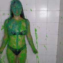 Nataly Loveu: Messy Slime with Lingerie