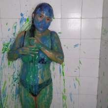 Nataly Loveu: Messy Slime with Lingerie