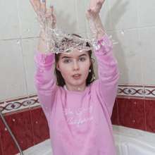 Wet Live Team: Nastya Got Wet in a Cute T-shirt without a Bra