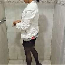 MadelineOasis: Clara's Smart Skirt, Blouse, Jacket Shower Sex