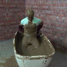 WamtasticUK: Paddy Mud Bath Ball Find in Jacket and Jeans