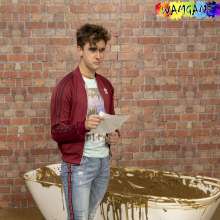 WamtasticUK: Paddy Mud Bath Ball Find in Jacket and Jeans
