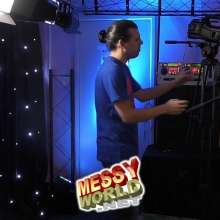 LiquidX: Lisa and Michaela Pie and Gunge Male Producer during Live Filming!