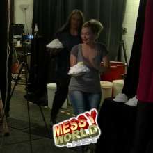 LiquidX: Lisa and Michaela Pie and Gunge Male Producer during Live Filming!