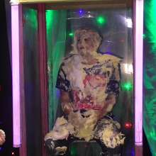 LiquidX: Lisa and Michaela Pie and Gunge Male Producer during Live Filming!