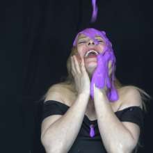 Wamtastic Jessica: Sammie Gunged in a Classy Black Dress (includes Full Nudity)