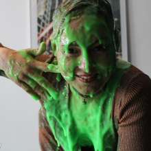 Wamtastic Jessica: Sammie's First Gunge in a Fancy Glitterdress ( +full Nudity)