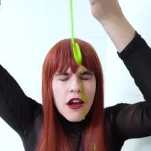 Miss Nicole: Sissy Slut Ginger's Green Slime Debut