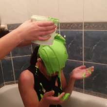 Top Messy Girls: Slime on the Head and Shower