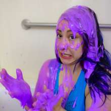 messyhot: SweetHeart Gets Her First Slime Treatment