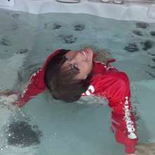 Jayce: The Lifeguard Drenched in Nikes, Socks, Sweats to White Tee