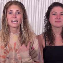 Anglefan: Ava and Molly green slimed